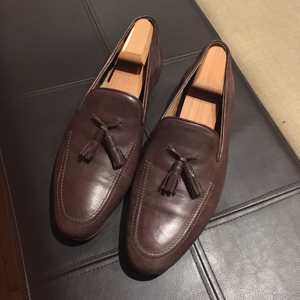 Dark Brown Tassel Loafers